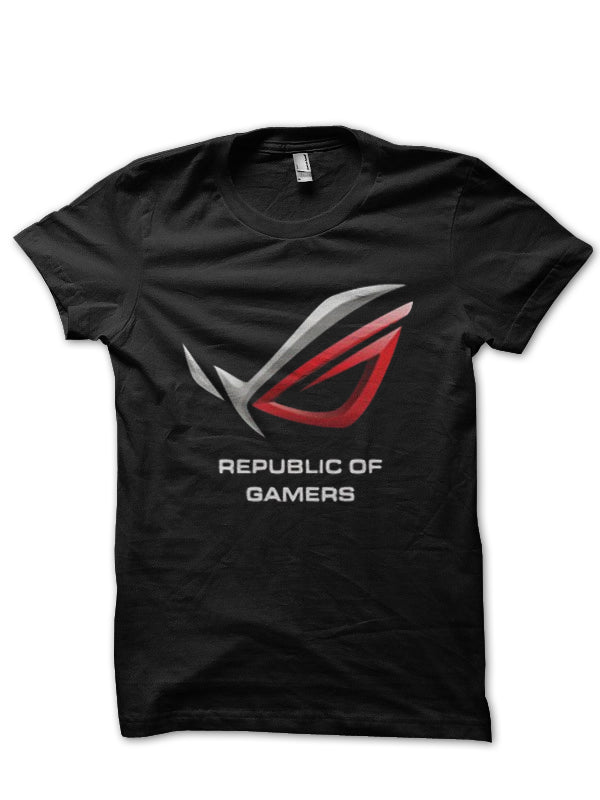 Republic Of Gamers Black T-Shirt
