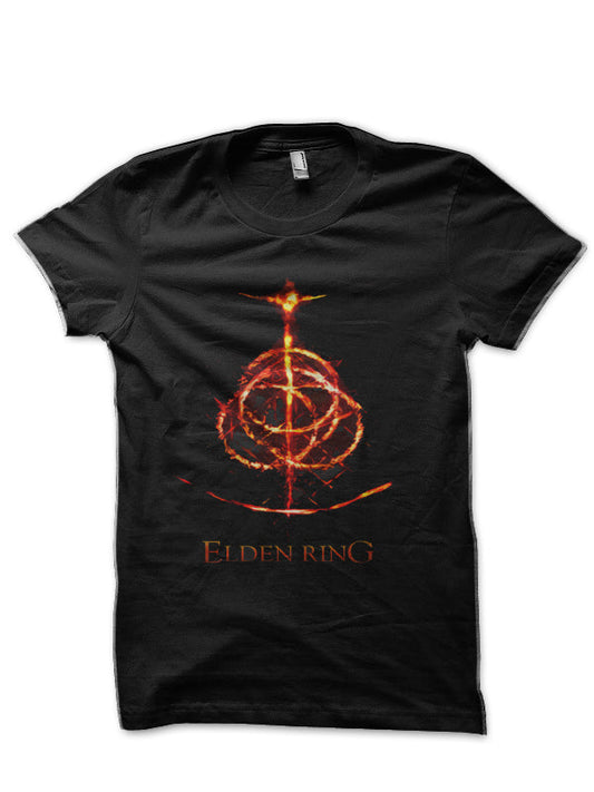 Elden Ring Game Black T-Shirt Style006