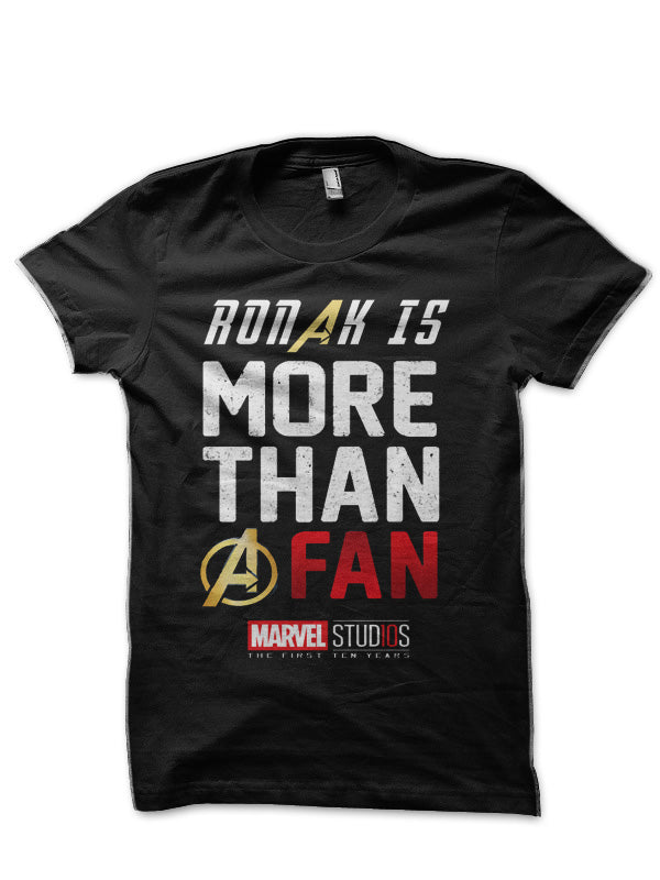 More Than A Fan Black T-Shirt Style005