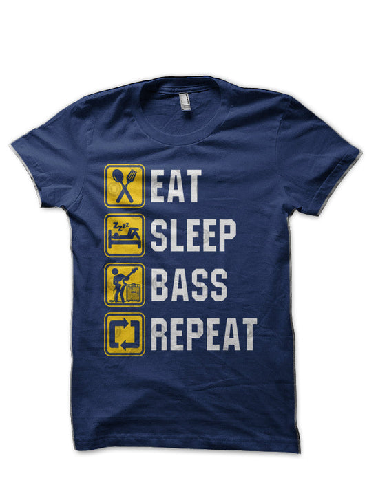 Eat Sleep Bass Repeat T-Shirt