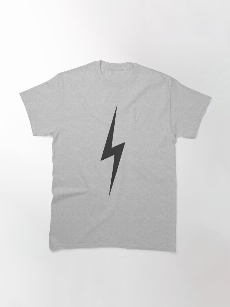 Black Color Thunder Classic T-Shirt