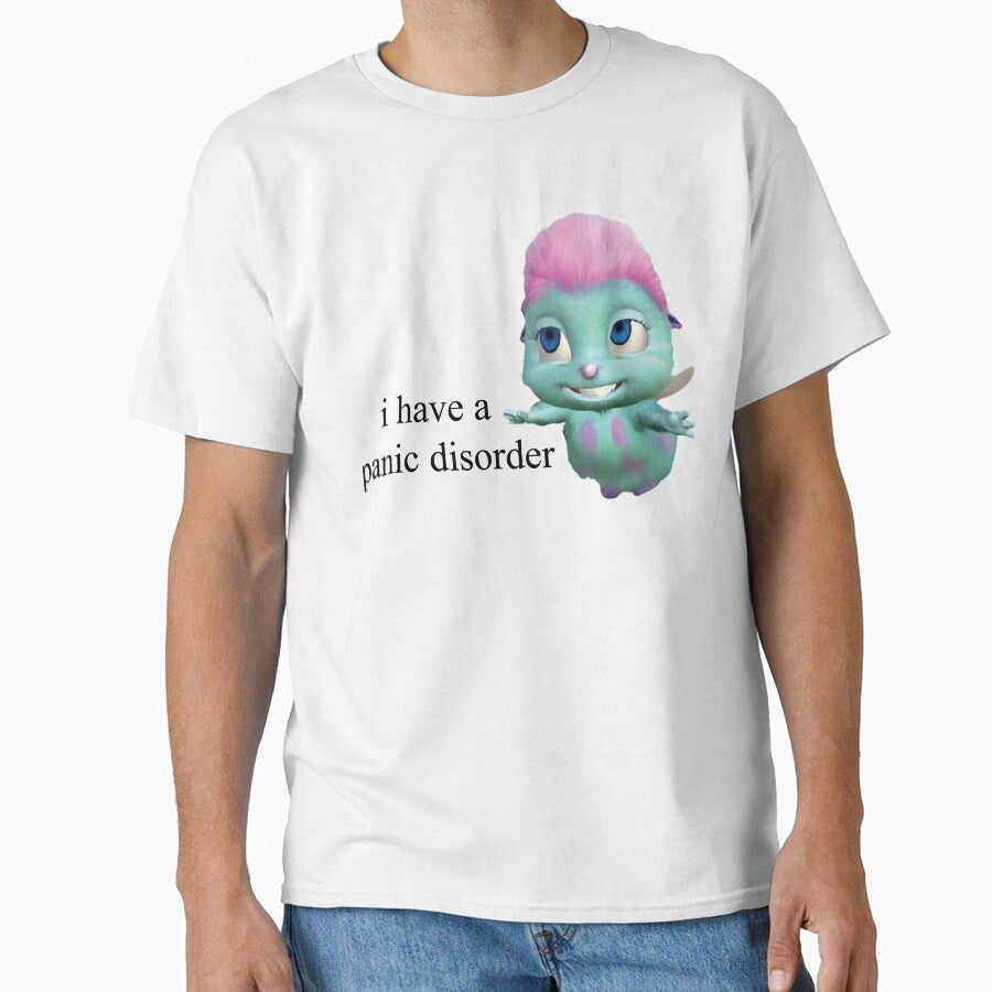 Bibble Anxiety Vintage Painting Classic T Shirt