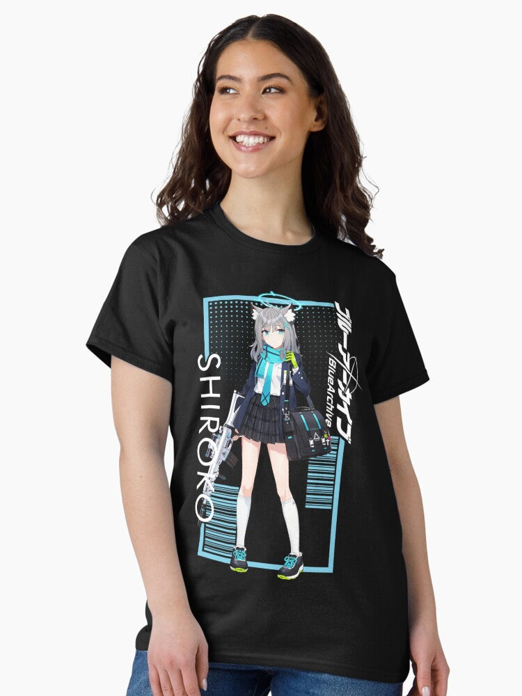 Blue Archive - SHIROKO - Character Portrait Classic T-Shirt