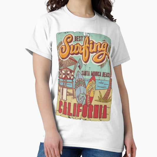 Best Surfing Vintage Tee Classic T Shirt