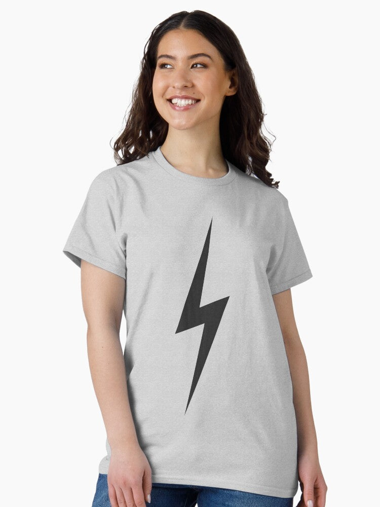 Black Color Thunder Classic T-Shirt