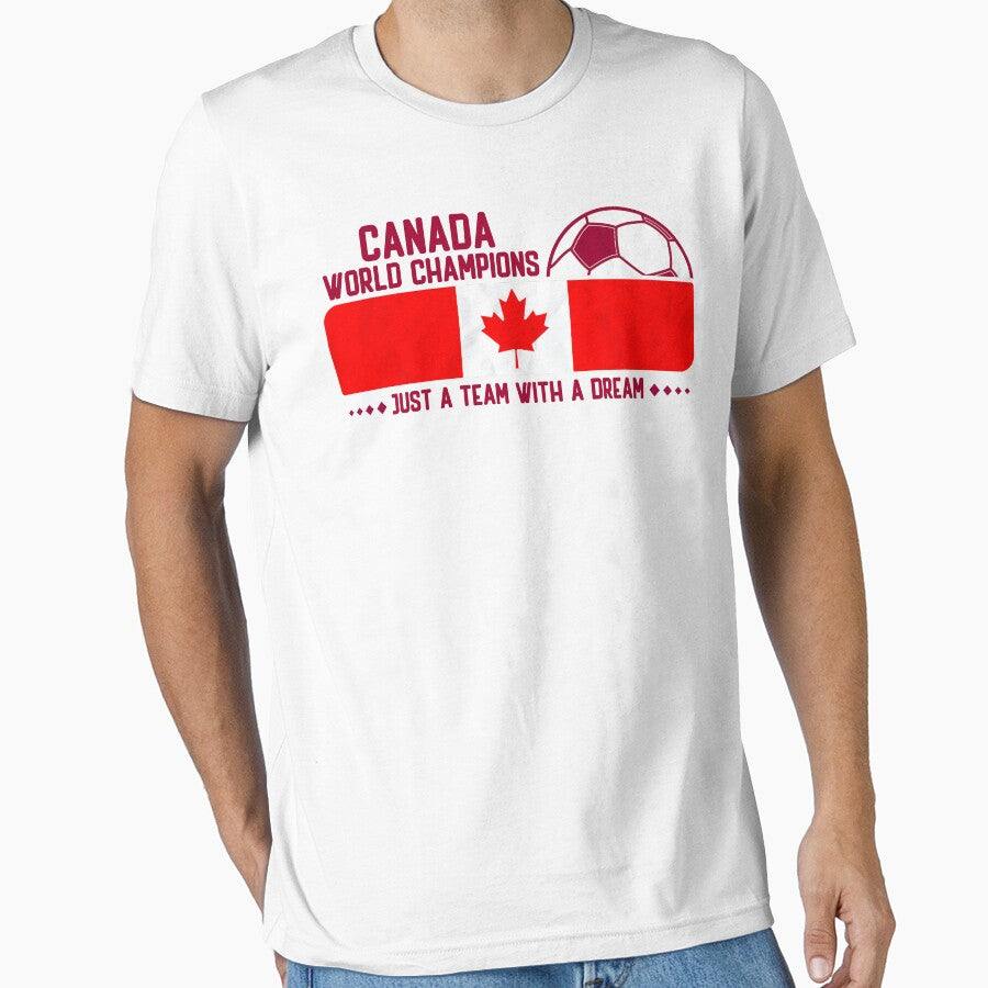 Canada Soccer Team for Soccer Lovers and Football Fans Essential T-Shirt