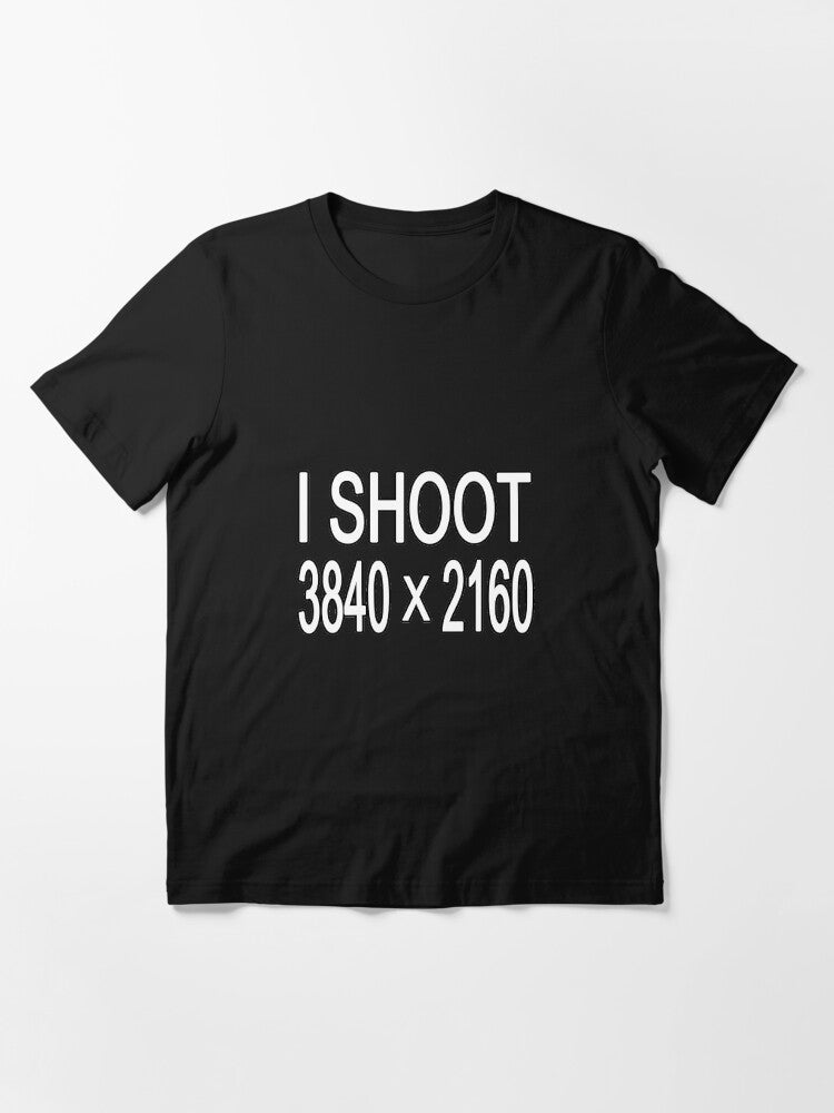I Shoot 3840 X 2160 Shirt Essential T-Shirt
