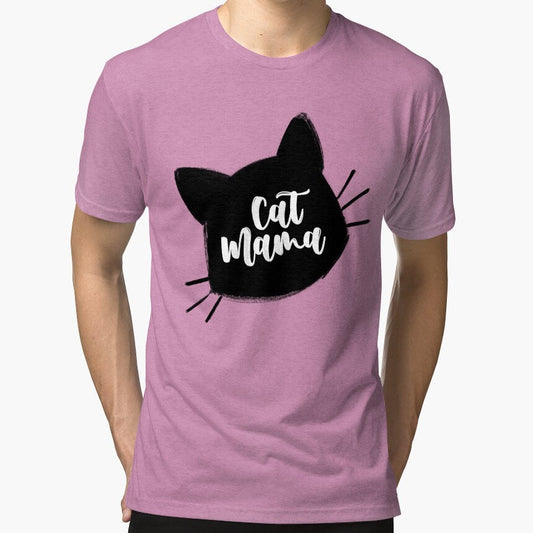 Cat Mama Tri-blend T-Shirt