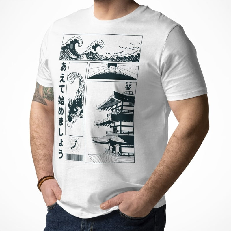 Japanese Tee Shirt - Spirit of Japan