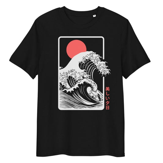 Japanese Tee Shirt - Sunset Kanagawa