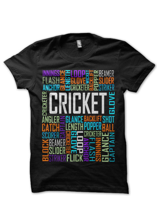 Cricket Wordle T-Shirt