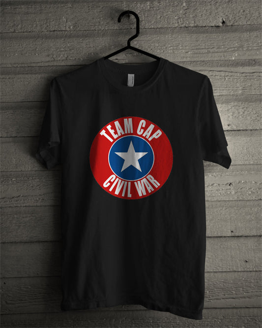 Team Cap Black Tee