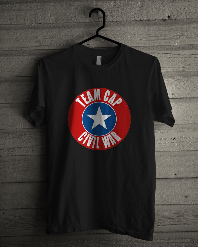 Team Cap Black Tee
