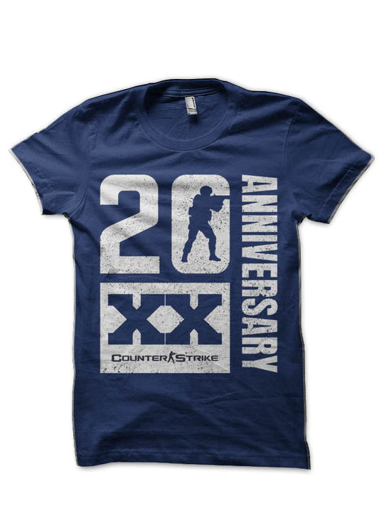 Counter Strike 20th Anniversary Half Sleeve T-Shirt