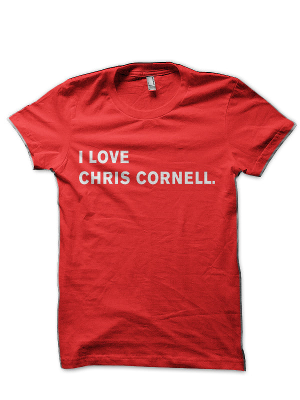 I Love Chris Cornell Audioslave Half Sleeve T-Shirt