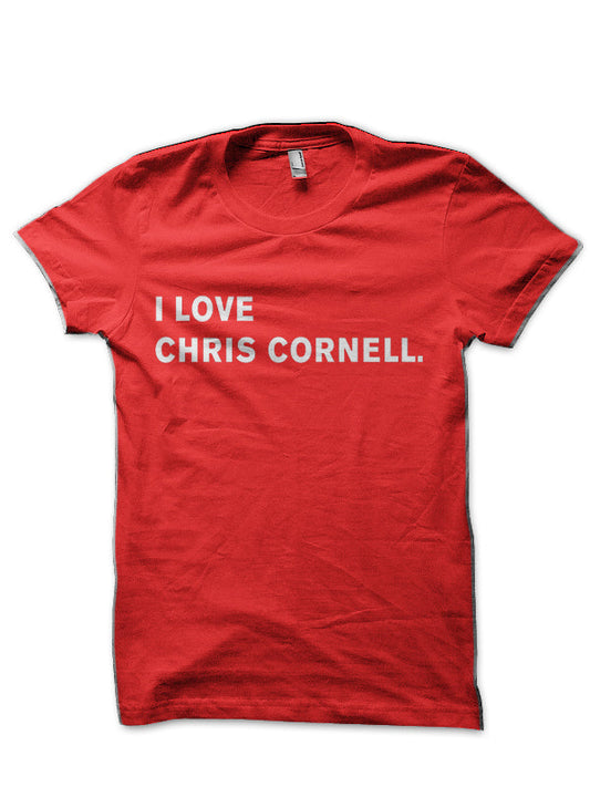I Love Chris Cornell Audioslave Half Sleeve T-Shirt