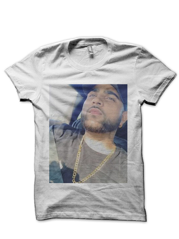 Karan Aujla White Half Sleeve T-Shirt Style001