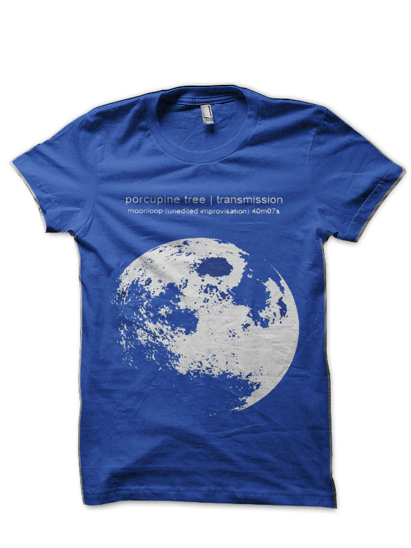 Moonloop Porcupine Tree Navy Blue T-Shirt