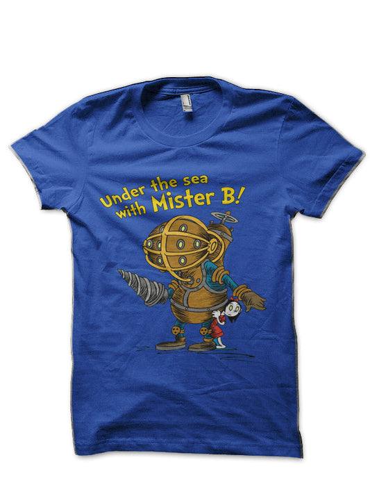 Bioshock Under The Sea With Mister B! R Half Sleeve T-Shirt