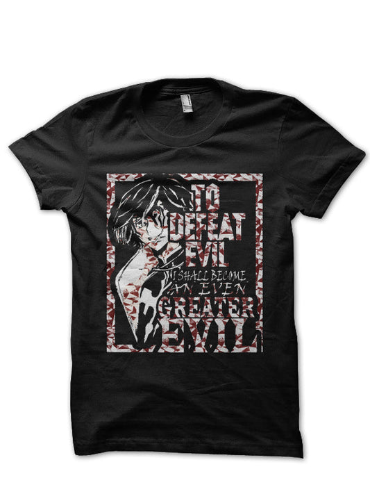 Code Geass â€“ Lelouch-Hero Black Half Sleeve T-Shirt