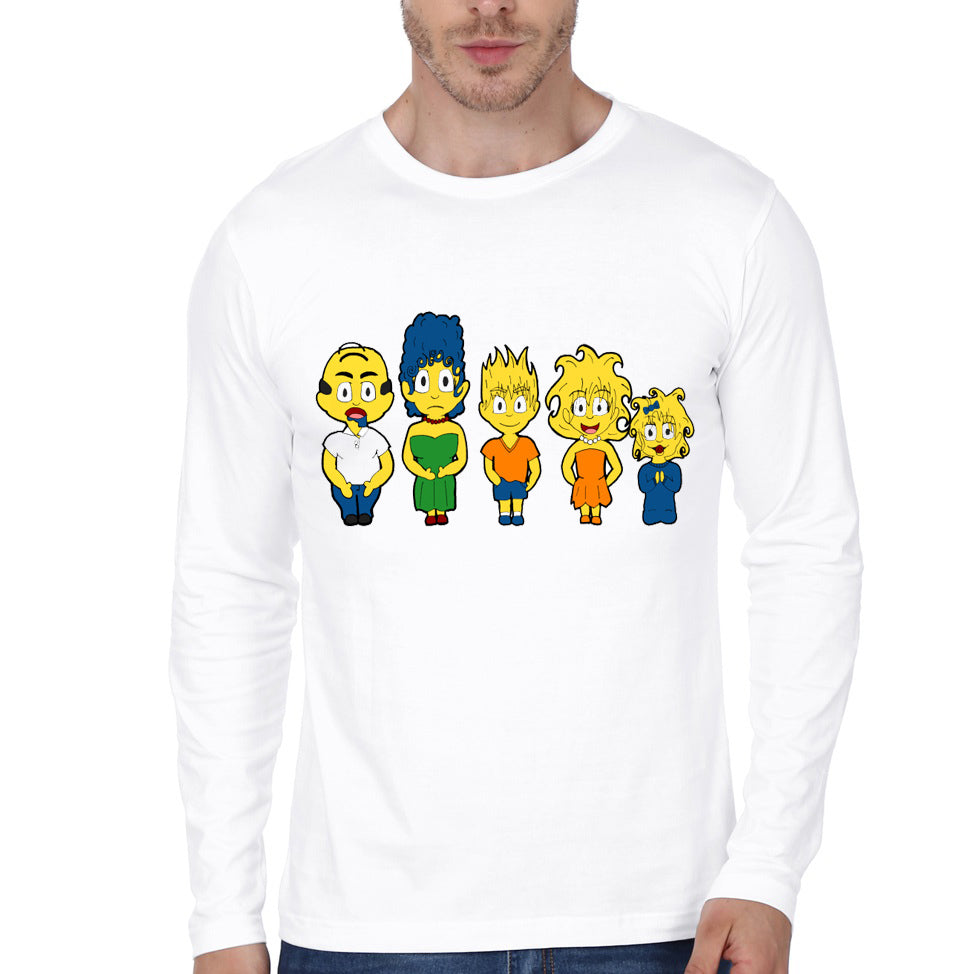 Junglhouse Chibi â€“ The Simpsons version 2 White T-Shirt