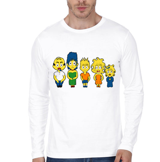 Junglhouse Chibi â€“ The Simpsons version 2 White T-Shirt