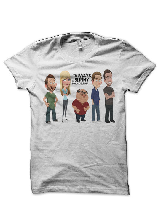 Its Always Sunny In Philadelphia White T-Shirt