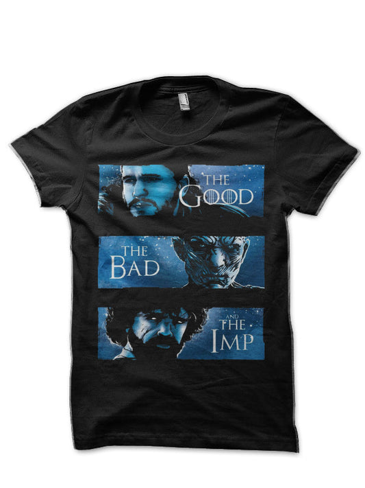 Game Of Thrones Black T-Shirt Style001
