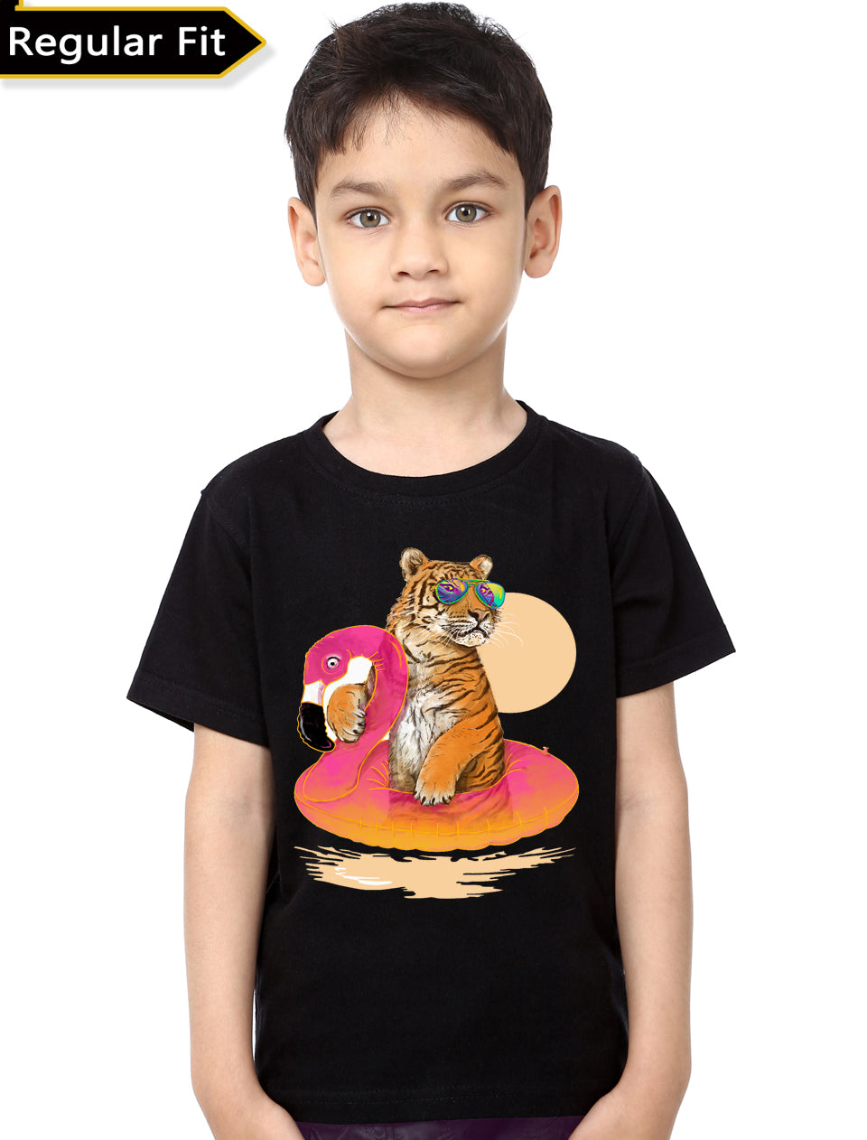 Chilling Tiger Kids T-Shirt