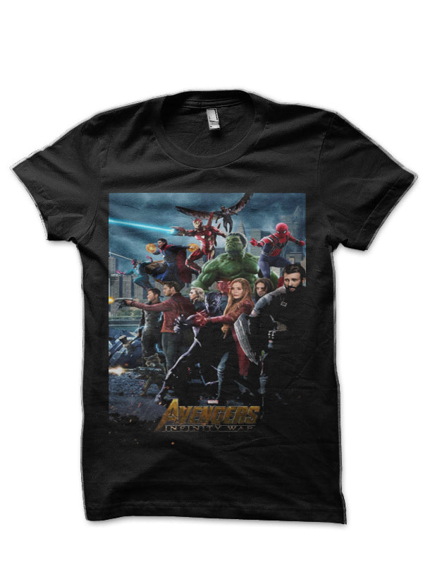 Infinity War Black T-Shirt Style016