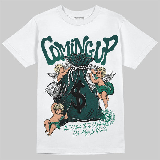 Oxidized Green 4s DopeSkill T-Shirt Money Bag Coming Up Graphic