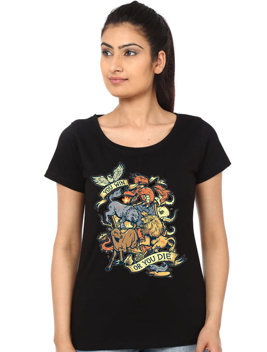 Game Of Thrones Black T-Shirt Style004