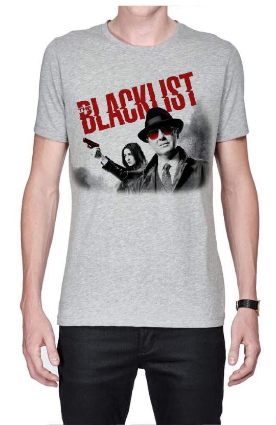 Blacklist Grey Half Sleeve T-Shirt