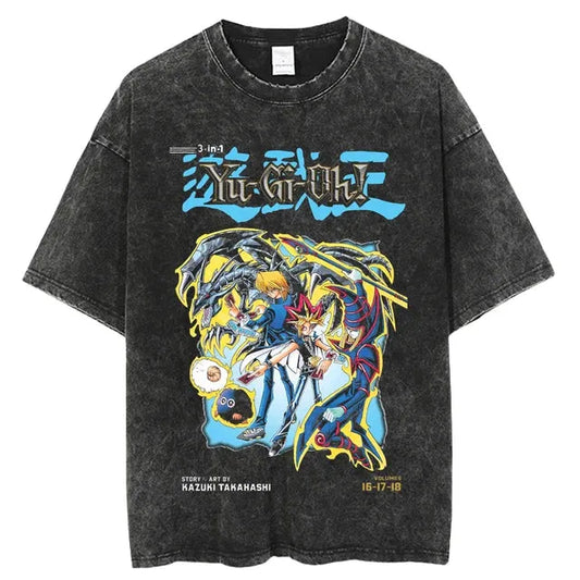Yu-Gi-Oh! Yugi & Joey Shirt Vintage Style Anime Shirt
